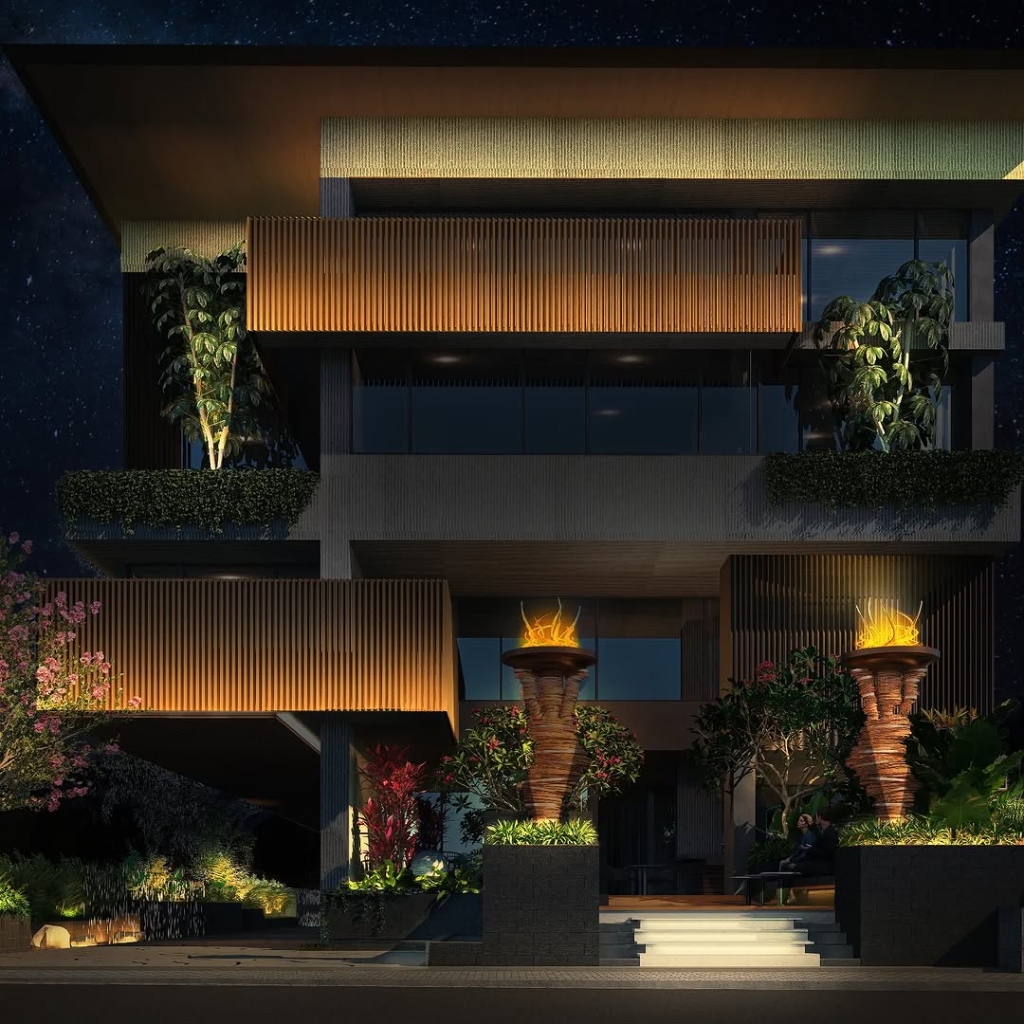 Modern Architecture with Professional Lighting Design